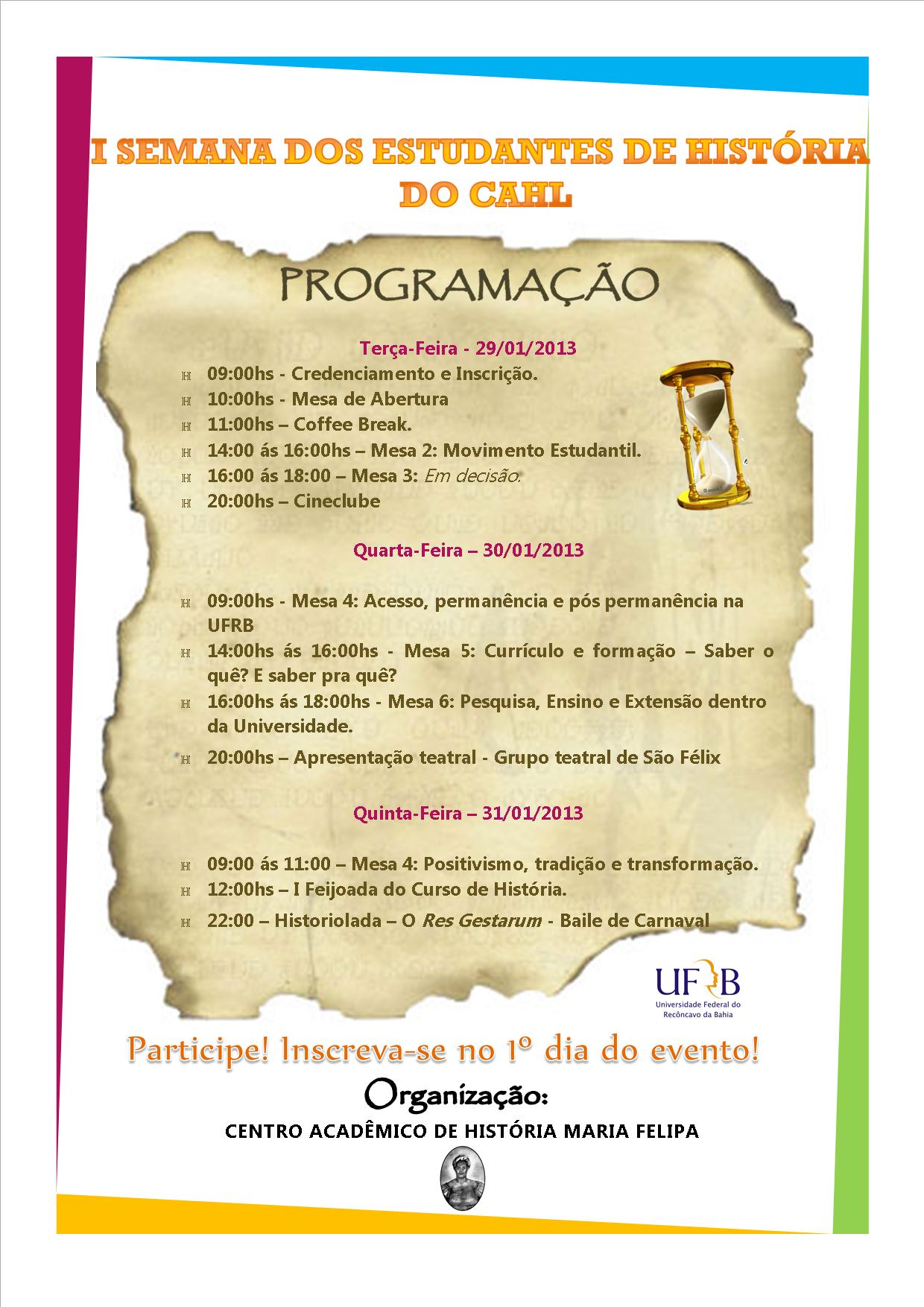 Cartaz do Evento